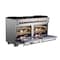 Forno Capriasca Titanium Professional 60In. Freestanding Dual Fuel Range FFSGS6187-60 - alternate 2